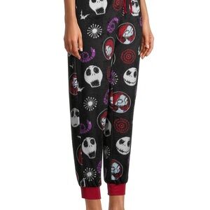 Disney Nightmare Before Christmas Black and Red Pajama Pants